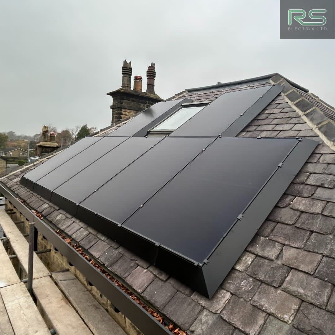 In-roof solar panel installation by Renewable Specialists
