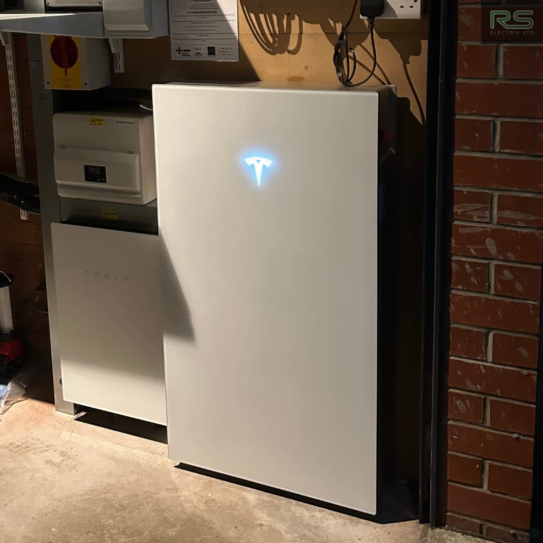 Tesla Powerwall battery installation by Renewable Specialists