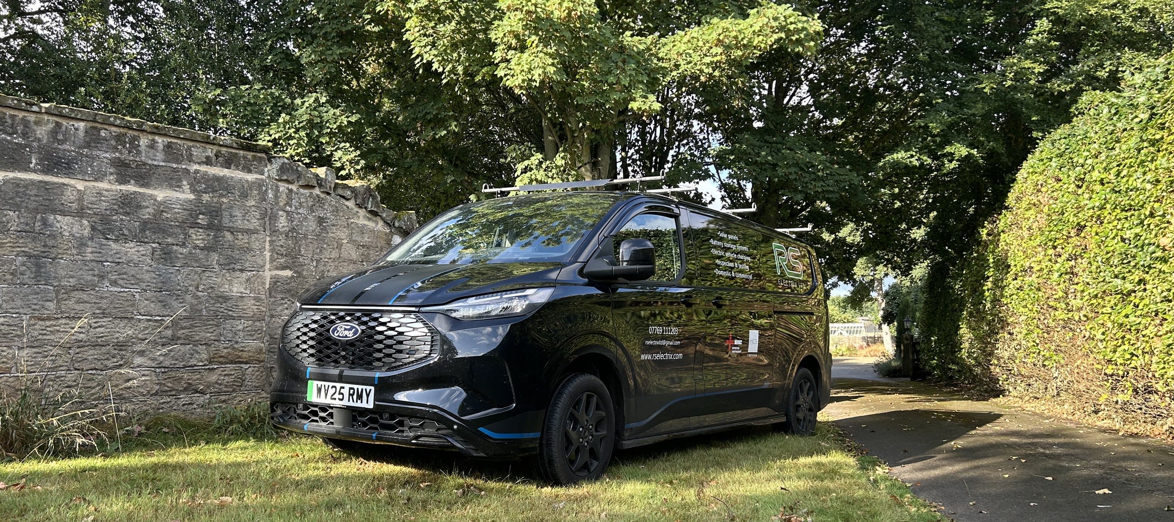 Renewable Specialists installation van in North Yorkshire