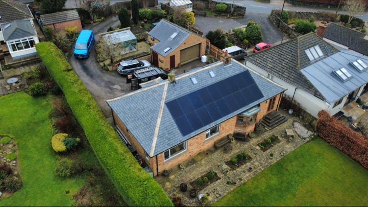 In-roof solar & Powerwall in Leyburn Renewable Specialists project