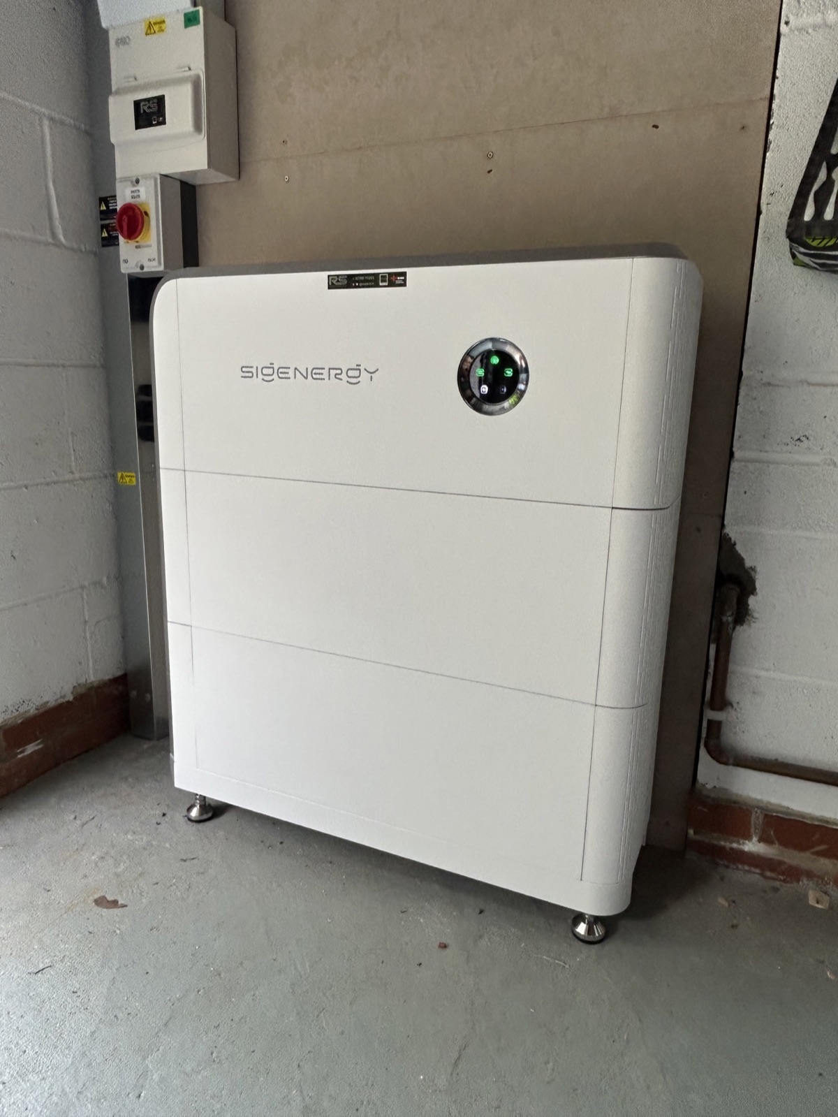 Sigenergy SigenStor battery system installed by Renewable Specialists in Yarm